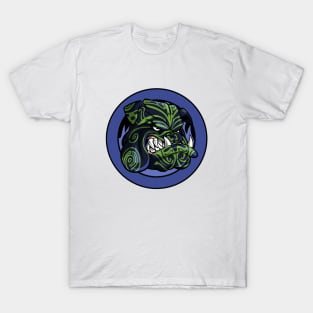 Francky the Bulldog in Maori warrior mode T-Shirt